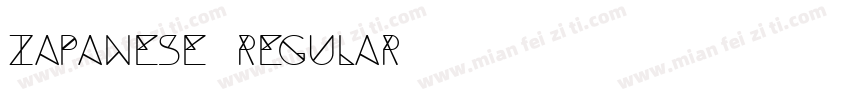 Zapanese Regular字体转换